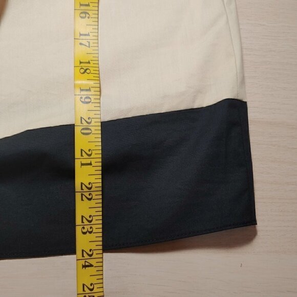 NWT DKNY Straw black off shoulder elastic neckline tiered short sleeves - Picture 13 of 16